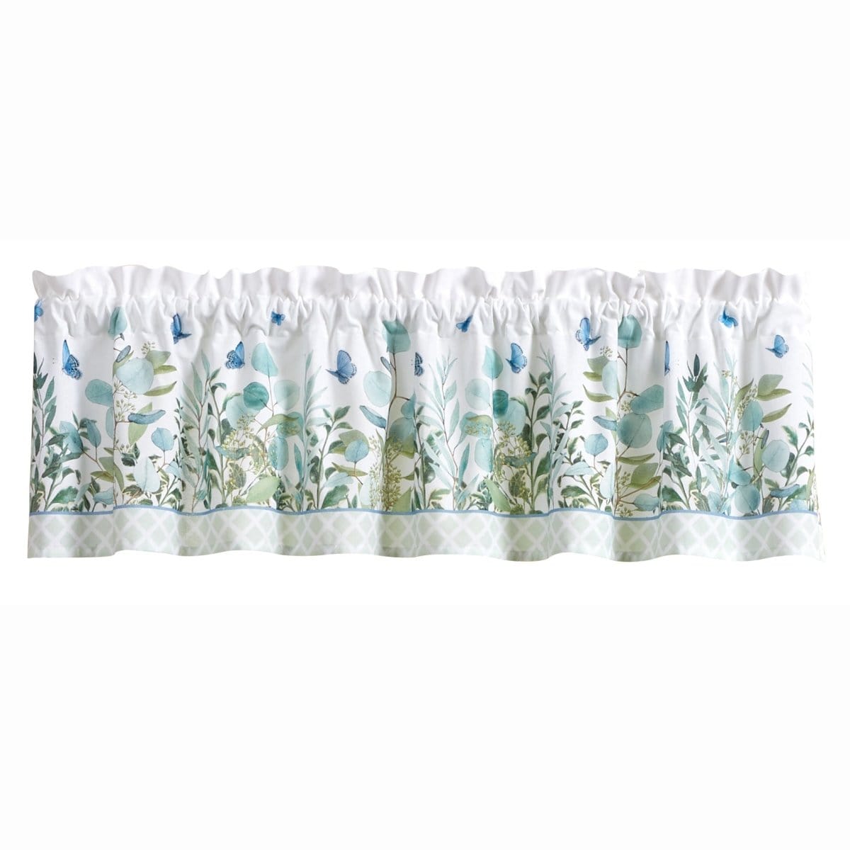 Eucalyptus Greens Printed Valance Unlined-Park Designs-The Village Merchant