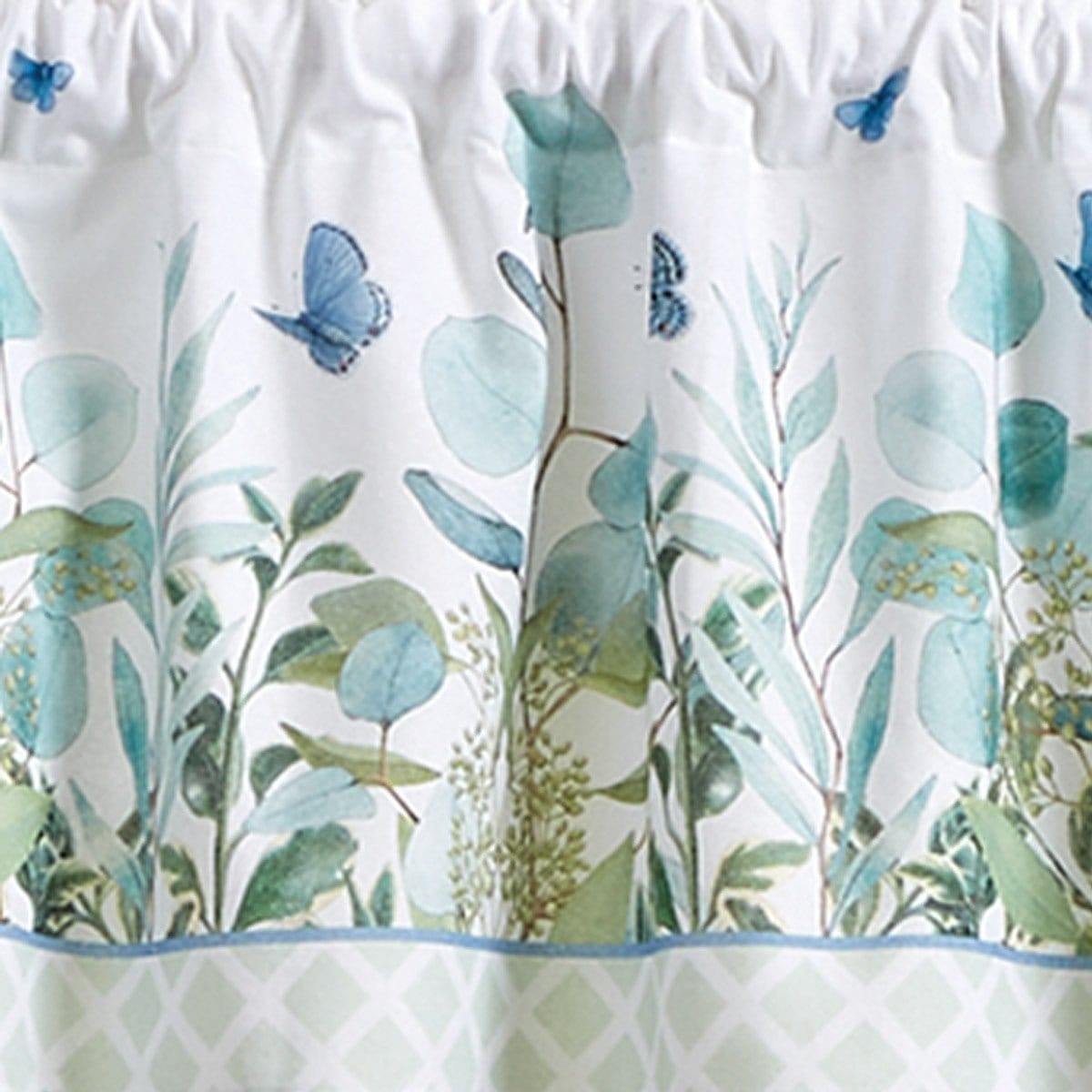 Eucalyptus Greens Printed Valance Unlined-Park Designs-The Village Merchant