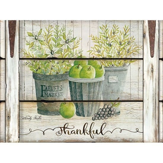 Penny Lane Publishing Eucalyptus - Thankful By Cindy Jacobs Art Print - 12 X 16