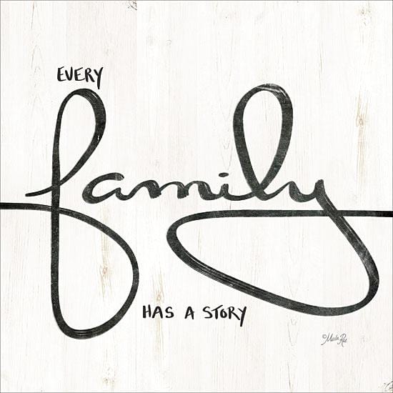 Penny Lane Publishing Every Family Has A Story By Marla Rae Art Print - 12 X 12