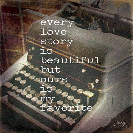 Every Love Story By Marla Rae Art Print - 12 X 12-Penny Lane Publishing-The Village Merchant