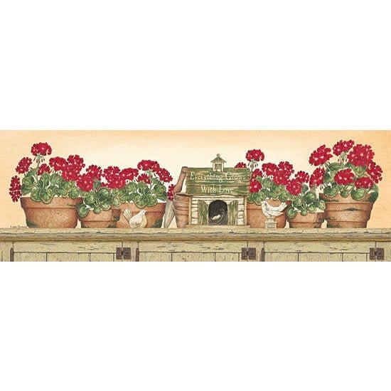 Penny Lane Publishing Everything Grows With Love By Linda Spivey Art Print - 12 X 36