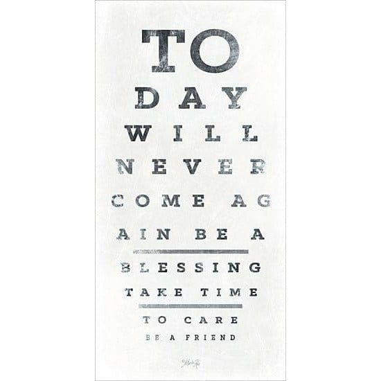 Penny Lane Publishing Eye Chart I By Marla Rae Art Print - 12 X 24