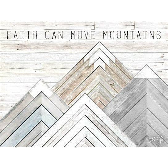 Penny Lane Publishing Faith Can Move Mountains By Marla Rae Art Print - 12 X 16