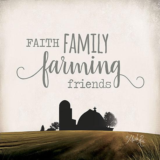 Penny Lane Publishing Faith Family Farming Friends By Marla Rae Art Print - 12 X 12