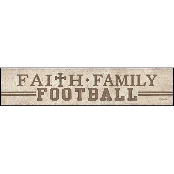 Faith, Family, Football By Lauren Rader Art Print - 4 X 18-Penny Lane Publishing-The Village Merchant