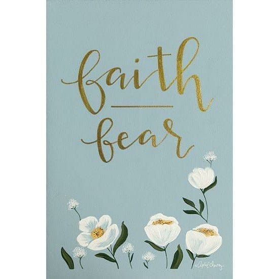 Penny Lane Publishing Faith Fear Flowers By April Chavez Art Print - 12 X 18