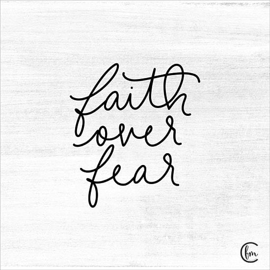 Penny Lane Publishing Faith Over Fear By Fearfully Made Creations Art Print - 12 X 12