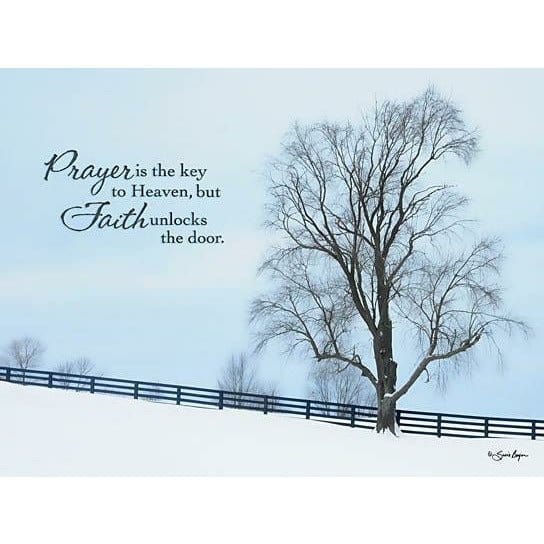 Penny Lane Publishing Faith Unlocks The Door By Susie Boyer Art Print - 18 X 24