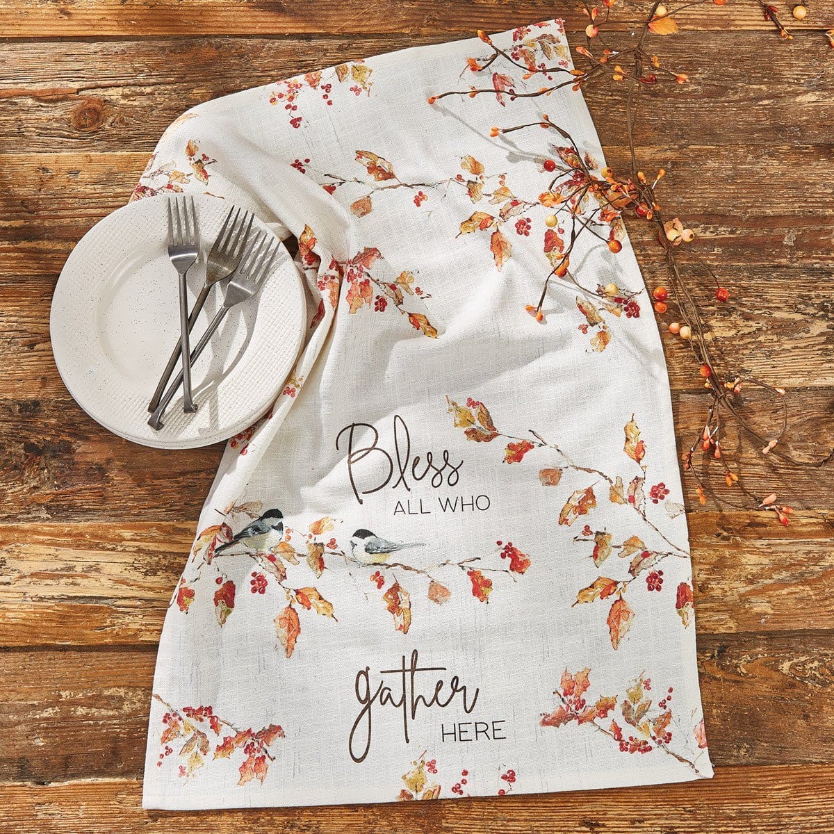 Fall Blessings Dishtowel-Park Designs-The Village Merchant