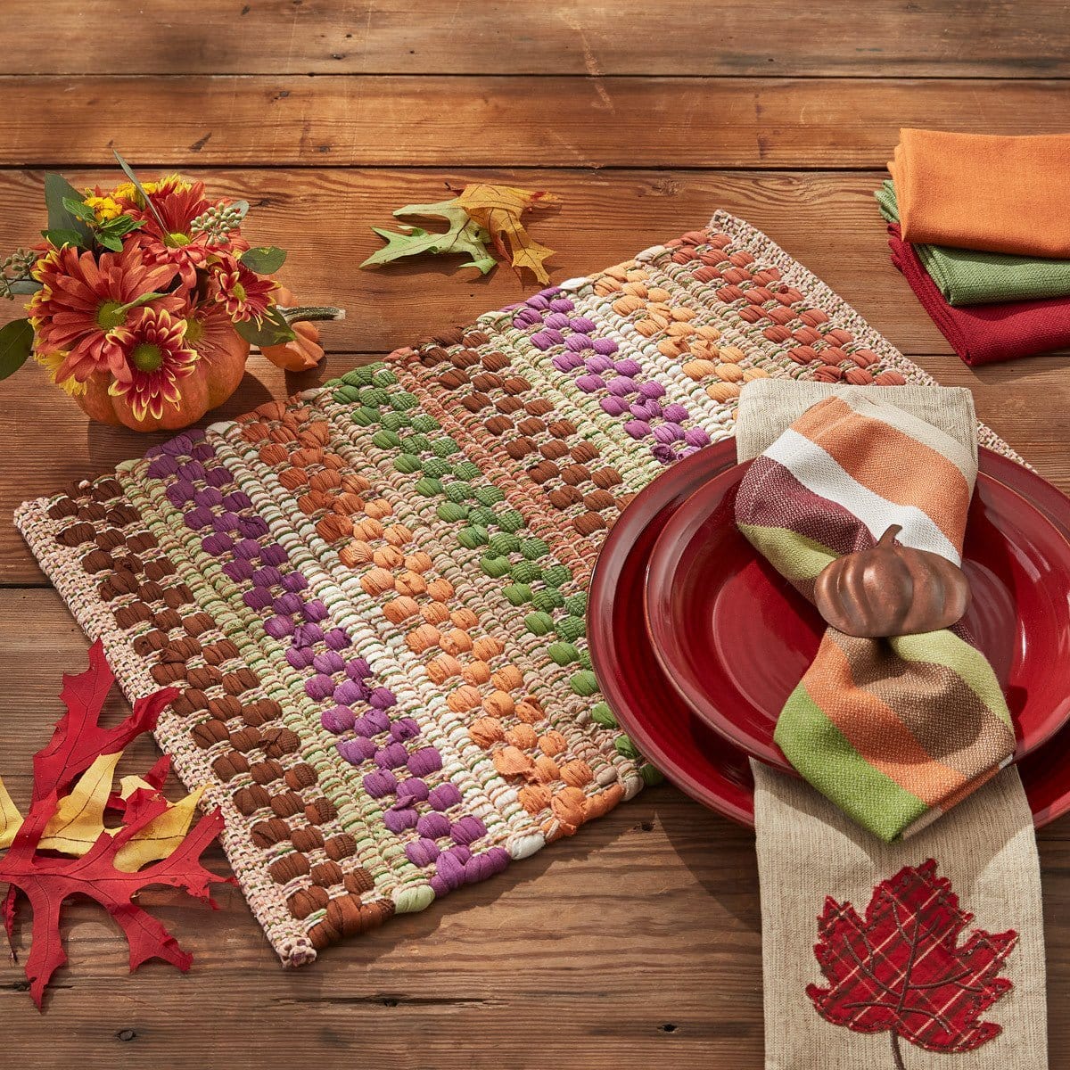 Fall Colors Chindi Placemat-Park Designs-The Village Merchant