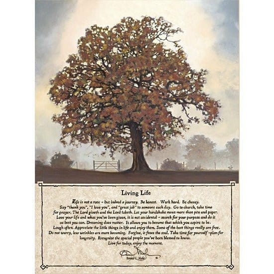 Penny Lane Publishing Fall Living Life By Bonnie Mohr Art Print - 12 X 16