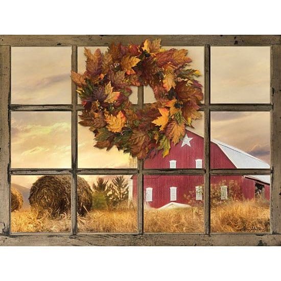 Fall Window View By Lori Deiter Art Print - 12 X 16-Penny Lane Publishing-The Village Merchant
