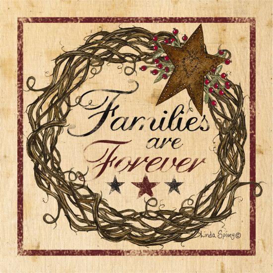 Families Are Forever By Linda Spivey Art Print - 12 X 12-Penny Lane Publishing-The Village Merchant