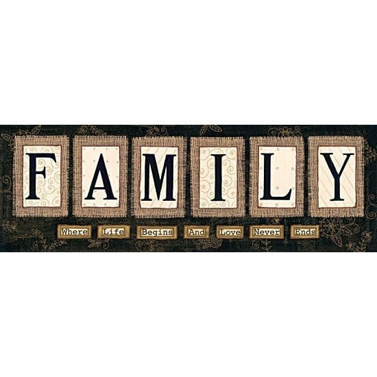 Family By Annie La Point Art Print - 6 X 18-Penny Lane Publishing-The Village Merchant