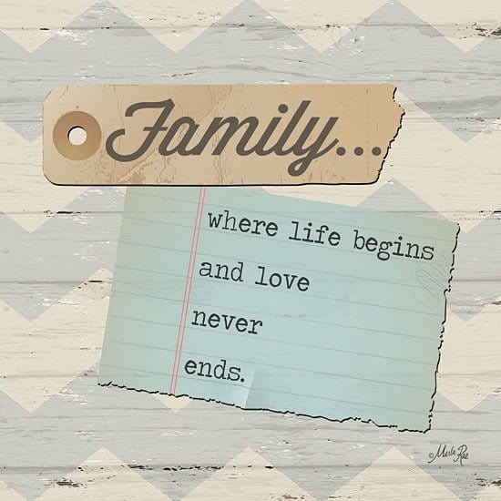 Penny Lane Publishing Family By Marla Rae Art Print - 12 X 12