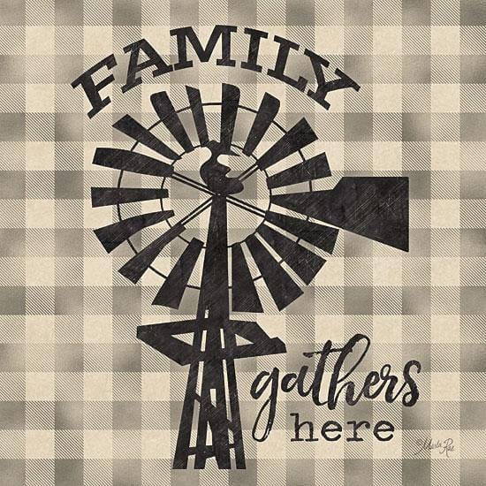 Family Gathers Here By Marla Rae Art Print - 12 X 12-Penny Lane Publishing-The Village Merchant