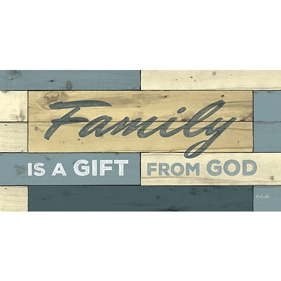 Family Is A Gift From God By Lauren Rader Art Print - 9 X 18-Penny Lane Publishing-The Village Merchant