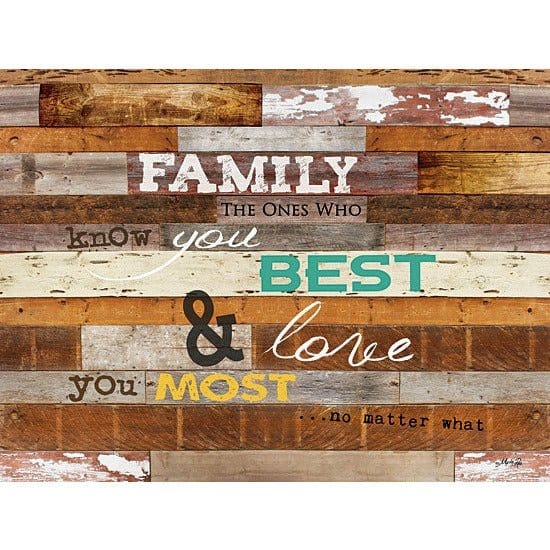 Family Knows You Best By Marla Rae Art Print - 12 X 16-Penny Lane Publishing-The Village Merchant