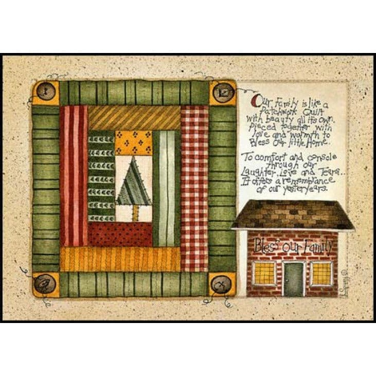 Family Quilt By Linda Spivey Art Print - 5 X 7-Penny Lane Publishing-The Village Merchant