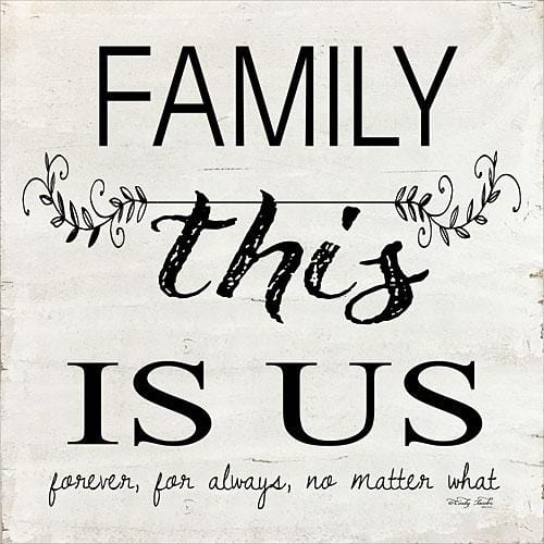 Penny Lane Publishing Family - This Is Us By Cindy Jacobs Art Print - 12 X 12