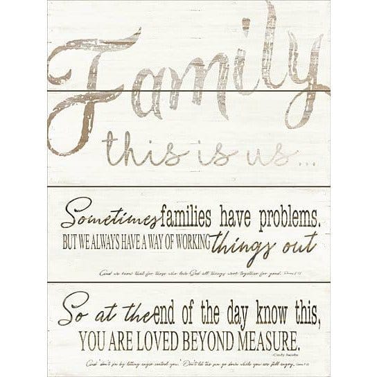 Penny Lane Publishing Family - This Is Us By Cindy Jacobs Art Print - 12 X 16