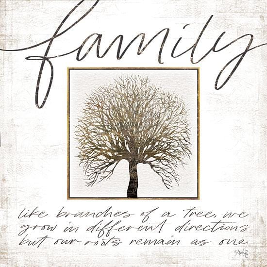 Penny Lane Publishing Family Tree By Marla Rae Art Print - 12 X 12
