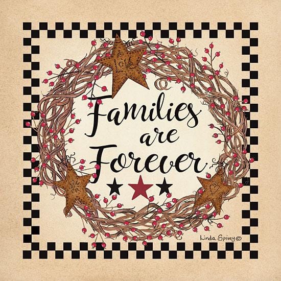 Penny Lane Publishing Family Wreath By Linda Spivey Art Print - 12 X 12