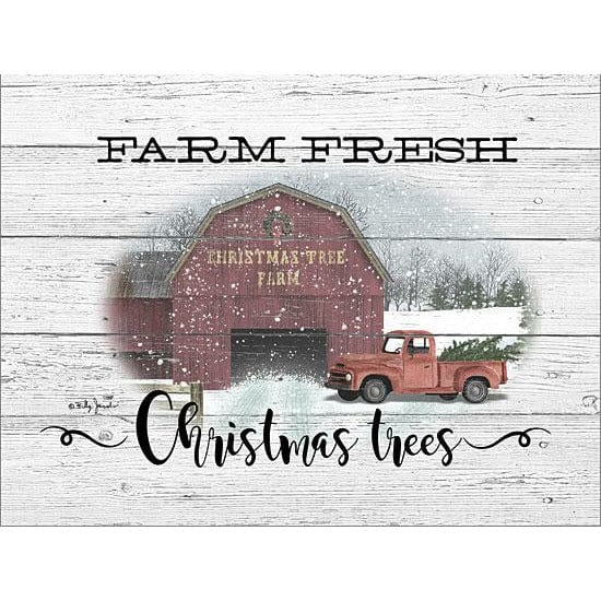 Farm Fresh Christmas Trees By Billy Jacobs Art Print - 12 X 16-Penny Lane Publishing-The Village Merchant