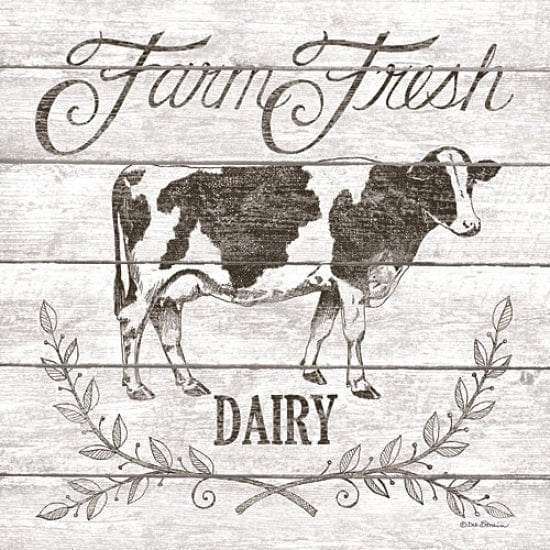 Penny Lane Publishing Farm Fresh Dairy By Deb Strain Art Print - 12 X 12