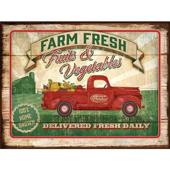 Farm Fresh Produce By Mollie B Right Art Print - 12 X 16-Penny Lane Publishing-The Village Merchant