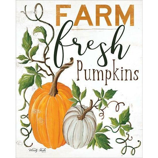 Farm Fresh Pumpkins By Cindy Jacobs Art Print - 12 X 16-Penny Lane Publishing-The Village Merchant
