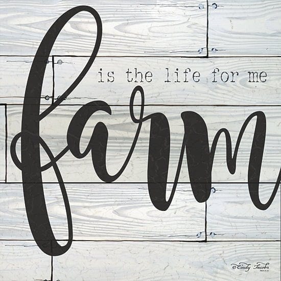 Penny Lane Publishing Farm Is The Life For Me By Cindy Jacobs Art Print - 12 X 12