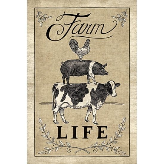 Penny Lane Publishing Farm Life By Deb Strain Art Print - 12 X 18