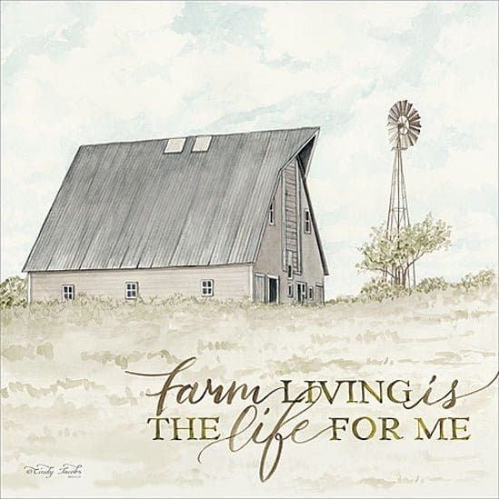 Penny Lane Publishing Farm Living By Cindy Jacobs Art Print - 12 X 12