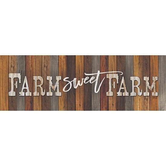 Penny Lane Publishing Farm Sweet Farm By Marla Rae Art Print - 8 X 24