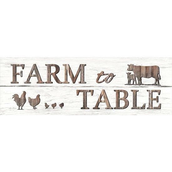 Penny Lane Publishing Farm To Table By Lori Deiter Art Print - 8 X 24