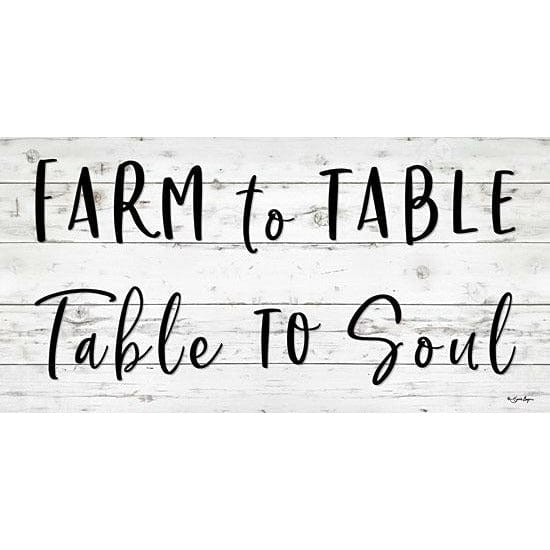 Penny Lane Publishing Farm To Table - Table To Soul By Susie Boyer Art Print - 12 X 24