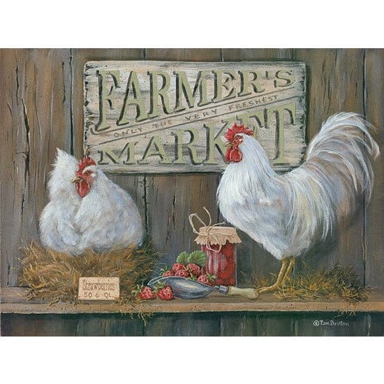 Penny Lane Publishing Farmer's Market By Pam Britton Art Print - 12 X 16