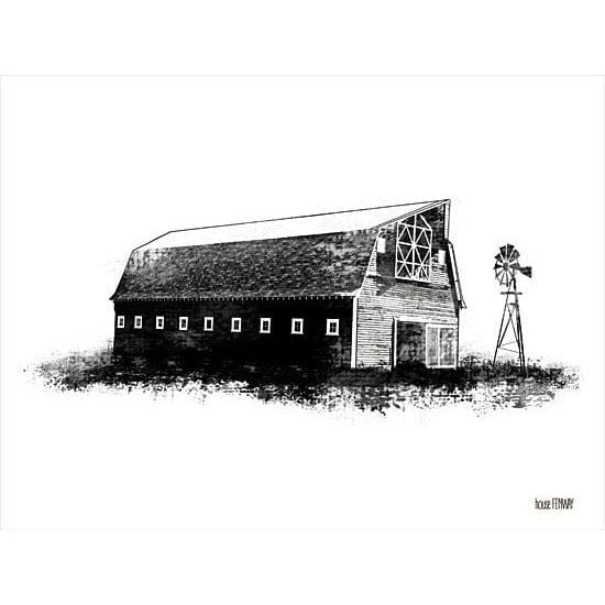 Penny Lane Publishing Farmhouse Barn By House Fenway Art Print - 12 X 16