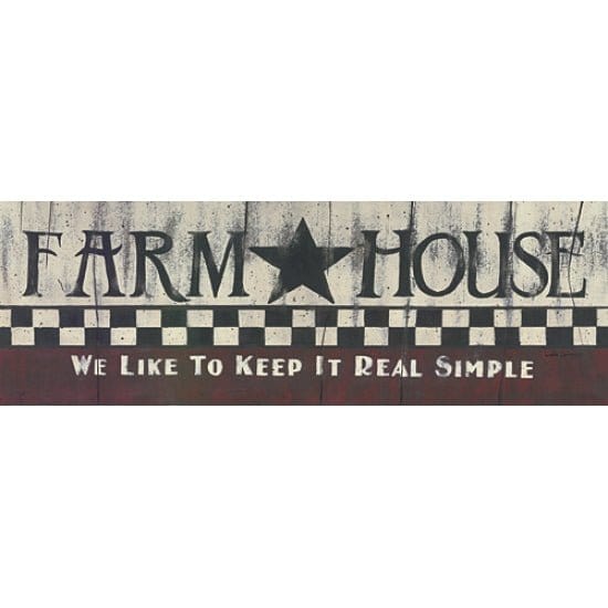 Farmhouse By Linda Spivey Art Print - 6 X 18-Penny Lane Publishing-The Village Merchant