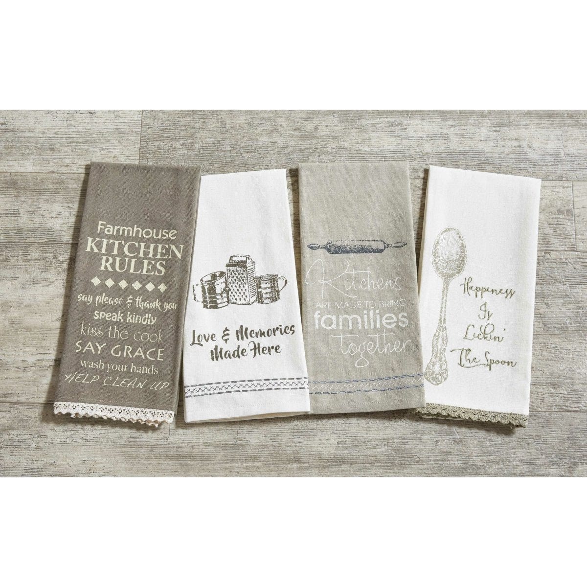 Park Designs Farmhouse Collection Love & Memories Made Here Decorative Towel