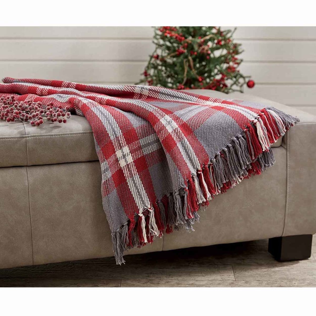 farmhouse Holiday Throw 50" x 60"-Park Designs-The Village Merchant