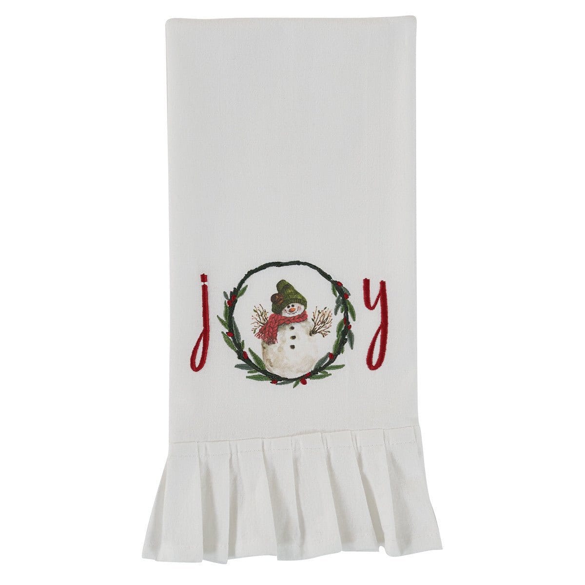 Farmhouse Joy Snowman Dishtowel-Park Designs-The Village Merchant