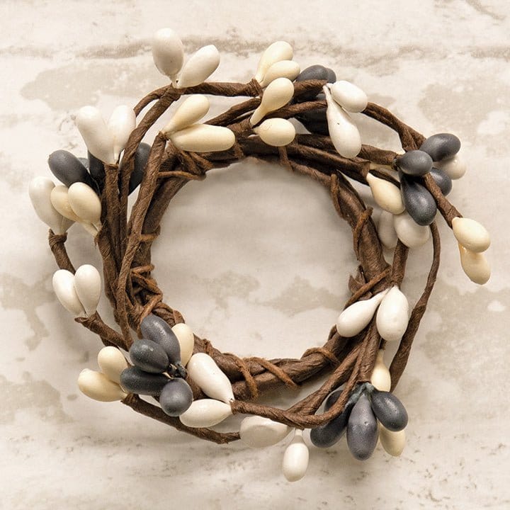 Farmhouse Pip Berry Candle Ring / Napkin Ring 1.5" Inner Diameter-Craft Wholesalers-The Village Merchant