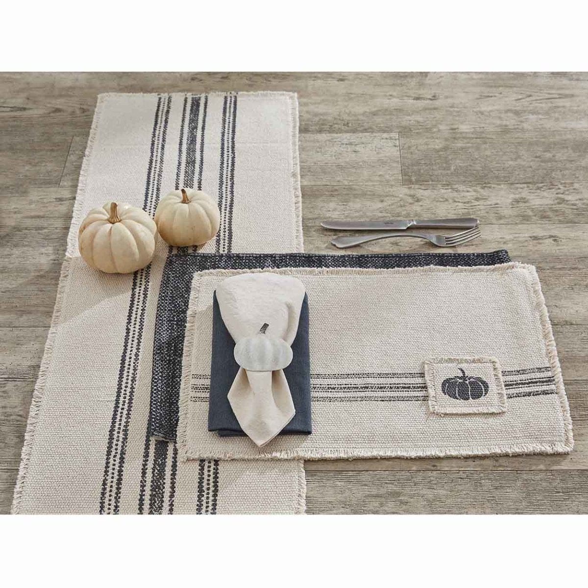 Farmhouse Pumpkin Printed Table Runner 72" Long-Park Designs-The Village Merchant