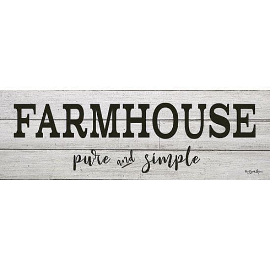 Penny Lane Publishing Farmhouse Pure And Simple By Susie Boyer Art Print - 8 X 24