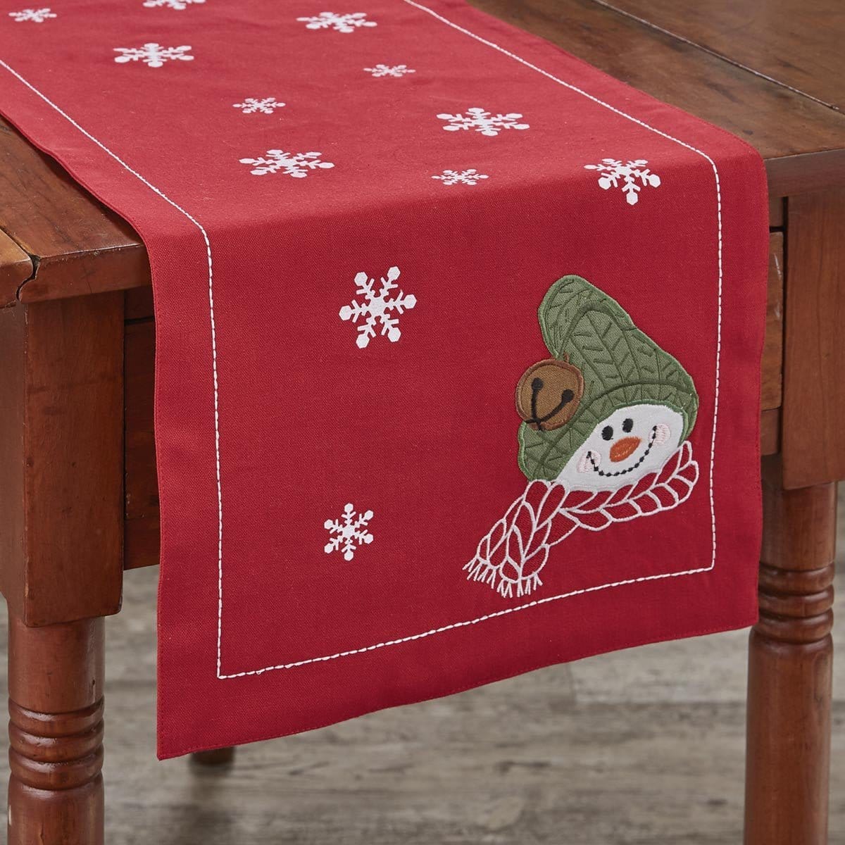 Farmhouse Snowman Table Runner 54&#39;&#39; Long-Park Designs-The Village Merchant