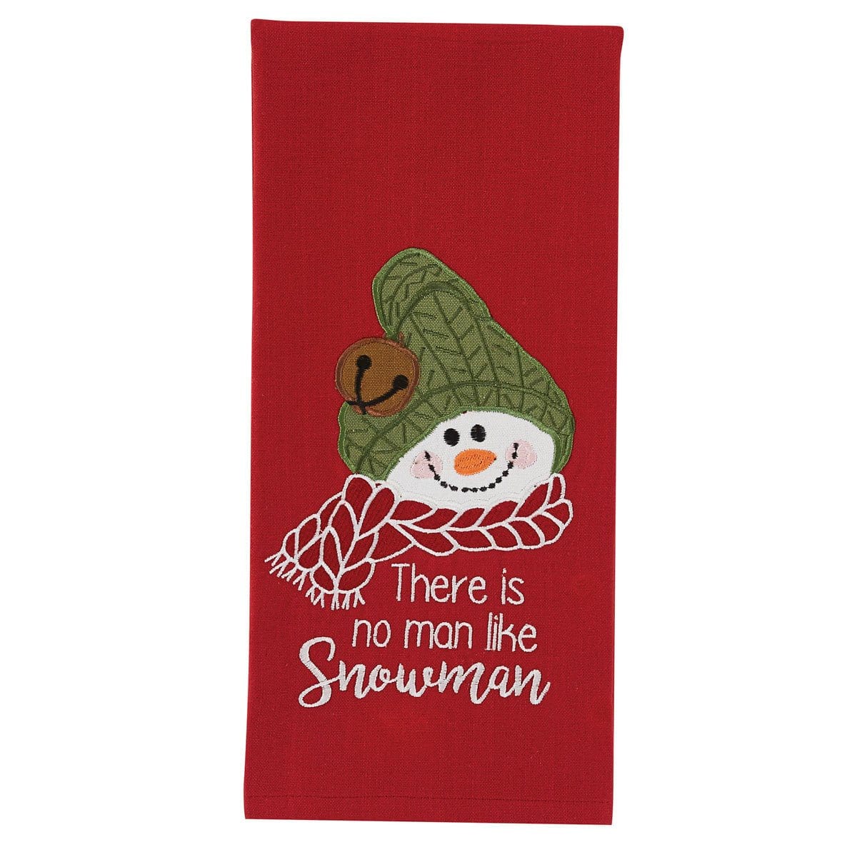 Farmhouse Snowman There Is No Man Like A Snowman Dishtowel-Park Designs-The Village Merchant