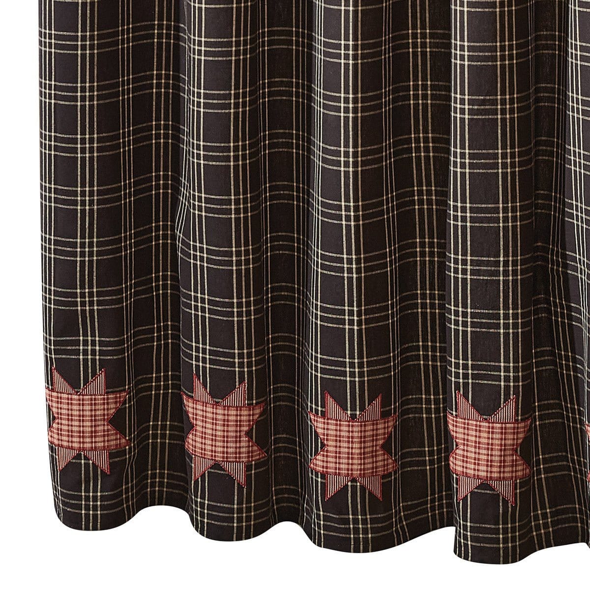 Farmhouse Star Shower Curtain-Park Designs-The Village Merchant